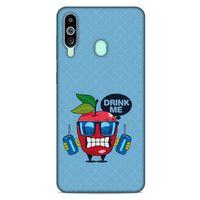 Frutix Elma 02 Samsung Galaxy M40 Kılıf Desenli Silikon