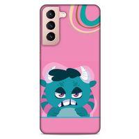 Lopard Samsung Galaxy S21 Uyumlu Kılıf Emojix (32) Soft Silikon Kılıf