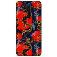 Oppo A5 2020 Kılıf Dragons (30) Silicone Case Ejderha Cizimi