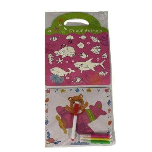 Ocean Animals Puzzle Boyama Seti No:El-4