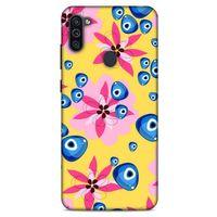 Nazarium (20) Desenli Silikon Kapak Samsung Galaxy M11 Kılıf