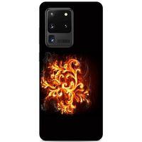 Lopard Samsung Galaxy S20 Ultra Uyumlu Kılıf FireX (26) Tpu Silikon Kılıf Ateş Wallpaper