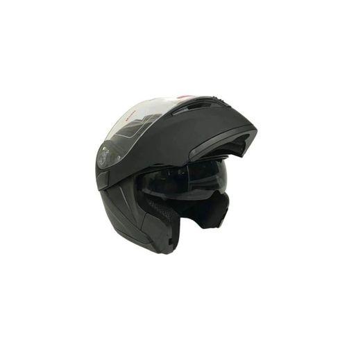JK-20 Jk-20 Jk902 Çene Pedli Güneş Vizörlü Çeneden Açılır Kask [Mat Black] M Beden