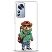 Xiaomi Mi 12 Lite Kılıf HD Baskılı Kılıf - Teddy Bear + Tam Ekran Koruyucu