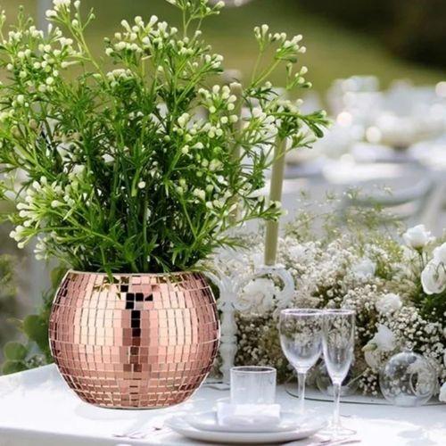 Kendinden Yapışkanlı Aynalı Kare Bronz Sticker 30x30 Cm