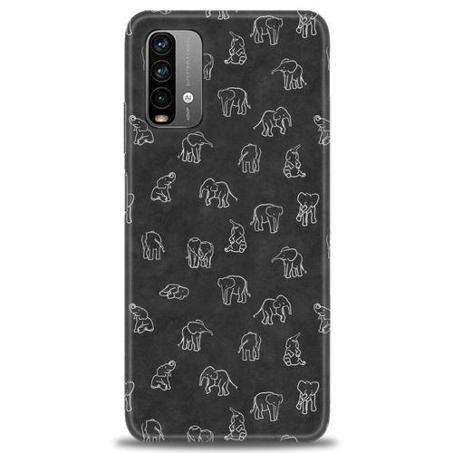 Xiaomi Redmi Note 9 4G Kılıf HD Baskılı Kılıf - Filler + Tam Ekran Koruyucu