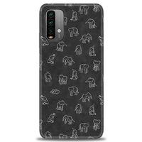 Xiaomi Redmi Note 9 4G Kılıf HD Baskılı Kılıf - Filler + Tam Ekran Koruyucu