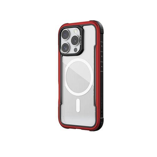 Apple iPhone 16 Pro Kılıf M-safe Şarj Özellikli Airbagli Raptic Shield Serisi Şeffaf Arka Yüzey Kapak