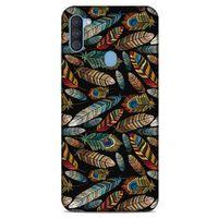 Samsung Galaxy A11 Kılıf Desenli Özel Seri Tüyler (28) Arka Kapak