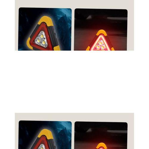 Solar Şarjlı Üçgen Led Park Ve İkaz Lambası