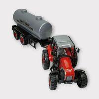 HAPPY JUNIOR Çek Bırak Römorklu Traktör 25Cm - Kırmızı Su Tankı