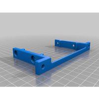 Çift 3,5 HDD Yığın Tutucu Montaj Adaptörü İki Bölmeli 3D Baskı (Bu ürün Sadece Plastik parçadır - Almadan Önce Soru Sorabilirsiniz)