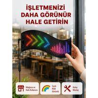 Rgb Renkli Led Ekran Tabela Usb Bağlantılı Ve Kayan Yazı Destekli