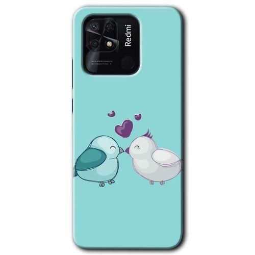 Redmi 10C Kılıf HD Desen Baskılı Arka Kapak - Mutlu Kuşlar
