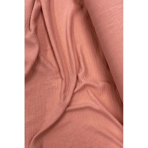 Keten Kumaş - Organik Kumaş - Perde Kumaşı - Ince Keten - Kıyafet Için Kumaş Örtü Pudra 30A