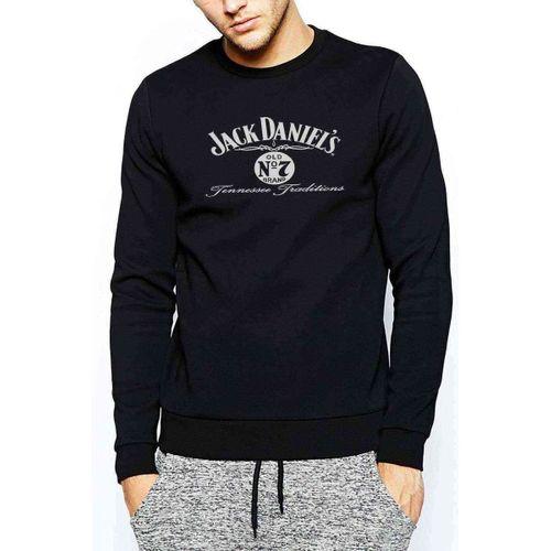 DANIELS Baskılı Siyah Erkek Sweatshirt