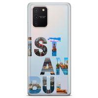 Samsung Galaxy S10 Lite Kılıf İstanbul Gezi Arka Kapak Koruma Desenli Full Koruyucu