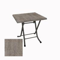 Dockers Klasik Katlanır Masa 70x70 cm - (Werzalit, Wermodin ve Allzalit Tabla) - Kahve Oxid