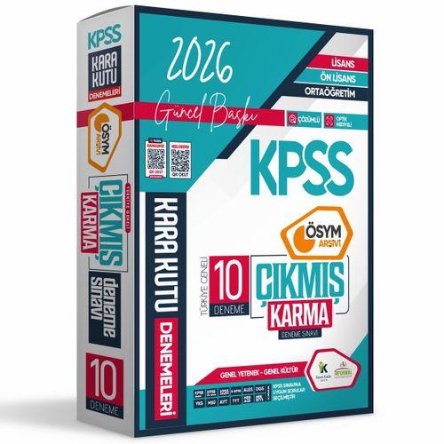 2026 KPSS Lisans Genel Kültür Genel Yetenek ÖSYM Çıkmış Karma Karakutu 10lu Deneme Dijital Çözümlü