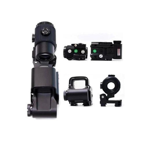 558-g43 Xps2 Hedef İşaretleyici Red Dot - Holografik Nişangâh, 5x Büyütmeli Set-siyah