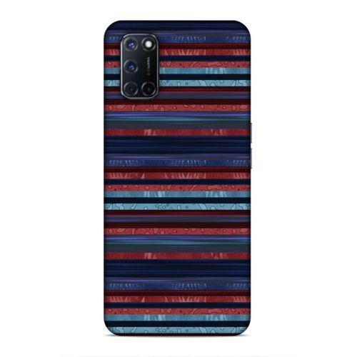 Oppo A92 Uyumlu Kılıf Utopia (9) Kılıf Sarı Lacivert