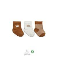 Bistyle 3'Lü Penye Soket Çorap BS10110 Hardal