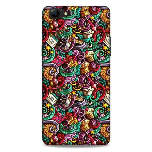 Graffitix (44) Desenli Silikon Kapak Oppo A79 Kılıf