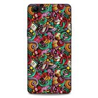 Graffitix (44) Desenli Silikon Kapak Oppo A79 Kılıf