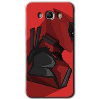 Potkal Hediye Fabrikası Samsung Galaxy J7 2016 HD Baskılı Kılıf + 9D Tam Ekran Koruyucu - DeadPool