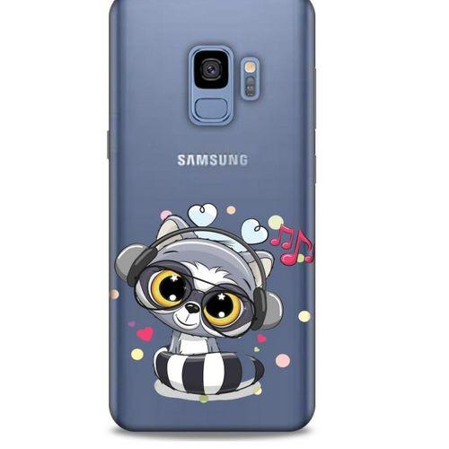 Zoologix (76) Samsung Galaxy S9 Şeffaf Kılıf Silikon Desenli