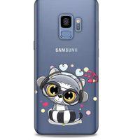 Zoologix (76) Samsung Galaxy S9 Şeffaf Kılıf Silikon Desenli