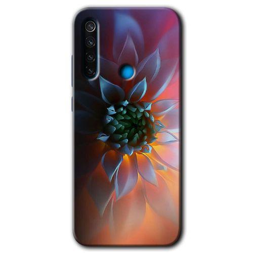 Potkal Hediye Fabrikası Xiaomi Redmi Note 8T Kılıf HD Desen Baskılı Arka Kapak - Çiçek Motif