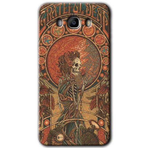 Galaxy J7 2016 Kılıf HD Desen Baskılı Arka Kapak - İskelet Aşk