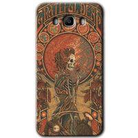 Galaxy J7 2016 Kılıf HD Desen Baskılı Arka Kapak - İskelet Aşk