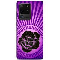 Lopard Samsung Galaxy S20 Ultra Uyumlu Kılıf Tattoo's (35) Fit Design Kılıf Gül Dövmesi