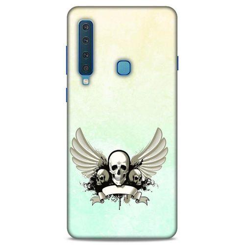 Lopard Samsung Galaxy A9 2018 Uyumlu Kılıf Tattoo's (8) Baskılı Kılıf Yeşil Beyaz