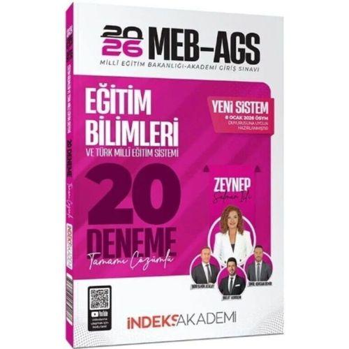 2026 MEB AGS Eğitim Bilimleri ve Türk Milli Eğitim Sistemi 20 Deneme İndeks Akademi