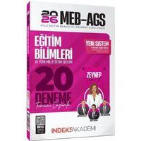 2026 MEB AGS Eğitim Bilimleri ve Türk Milli Eğitim Sistemi 20 Deneme İndeks Akademi