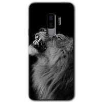 Potkal Hediye Fabrikası Samsung Galaxy S9 Plus Kılıf HD Desen Baskılı Arka Kapak - Lion