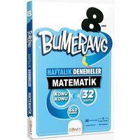 8. Sınıf Matematik Bumerang Konu Konu Haftalık Denemeler Günay Yayınları