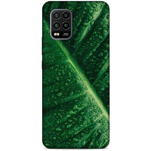 Lopard Xiaomi Mi 10 Lite Uyumlu Kılıf Bahar (31) TPU Kılıf Nemli Yaprak