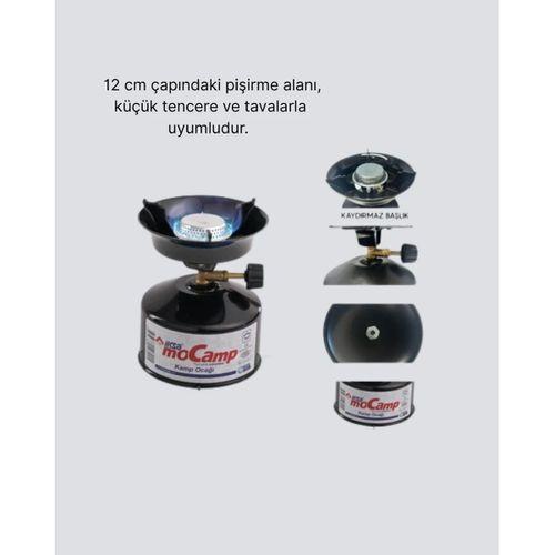 Kompakt Kamp Ocağı Seti Gaz Tüplü Ayarlanabilir Alevli 400g Hafif Tasarım