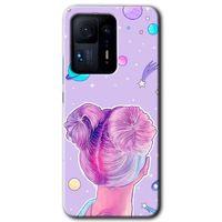 MRCİLETİSİM Xiaomi Mi Mix 4 Kılıf HD Desen Baskılı Arka Kapak+Temperli Cam - Uzaylı Kız