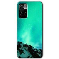 Redmi Note 11T Kılıf HD Desen Baskılı Arka Kapak - Aurora + Kırılmaz Cam