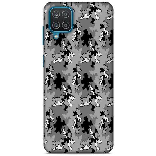 Lopard Samsung Galaxy A12 Uyumlu Kılıf Kamuflaj (53) Kapak