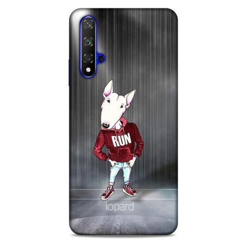 Huawei P Smart S Y8P Kılıf FunnyMaX (41) Tank Kılıf Gri Bull Teriyer