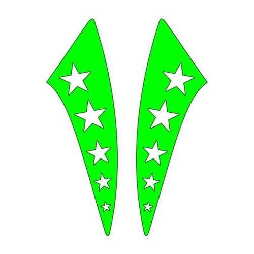 SEVGENT Cg F.Yeşil Yıldızlı Çamurluk Yan Sticker