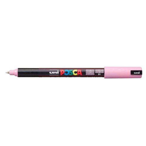 UNİBALL POSCA 0.7 SU BAZLI BOYAMA MARKÖRÜ AÇIK PEMBE (N)- (UNİ-PC-1MR )