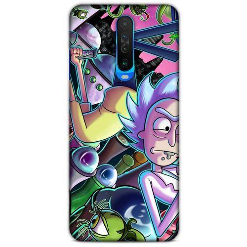 Xiaomi Poco X2 Uyumlu Kılıf Rick And Morty (40) Fit Silikon Kılıf Rick D. Sanchez