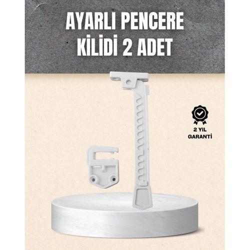 Kolay Montajlı Pencere Açılma Sınırlayıcı 2’li Set